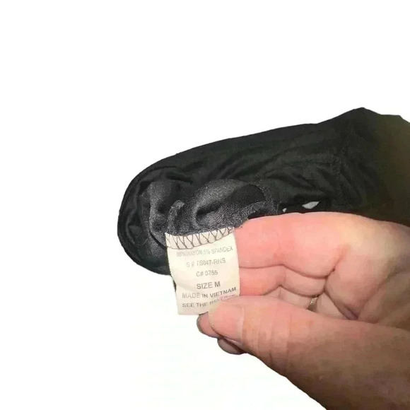 Size medium‎ silver gate black camisole with caged lattice back. Guc. - Picture 4 of 5